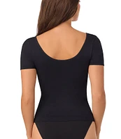 Le Mystere Seamless Comfort Short Sleeve Scoop Neck T-Shirt