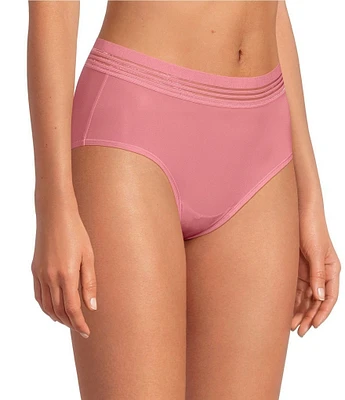Le Mystere Second Skin Stripe Elastic Brief Panty