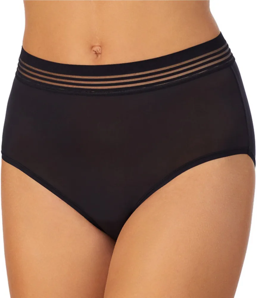 Le Mystere Second Skin Stripe Elastic Brief Panty