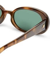 Le Specs Unisex Outta Love 51mm Tortoise Oval Sunglasses
