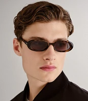 Le Specs Unisex Outta Love 51mm Tortoise Oval Sunglasses