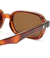 Le Specs Unisex Pilferer 53mm Tortoise Rectangle Sunglasses