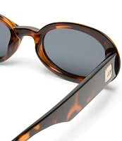 Le Specs Unisex Work It! 53mm Tortoise Oval Sunglasses