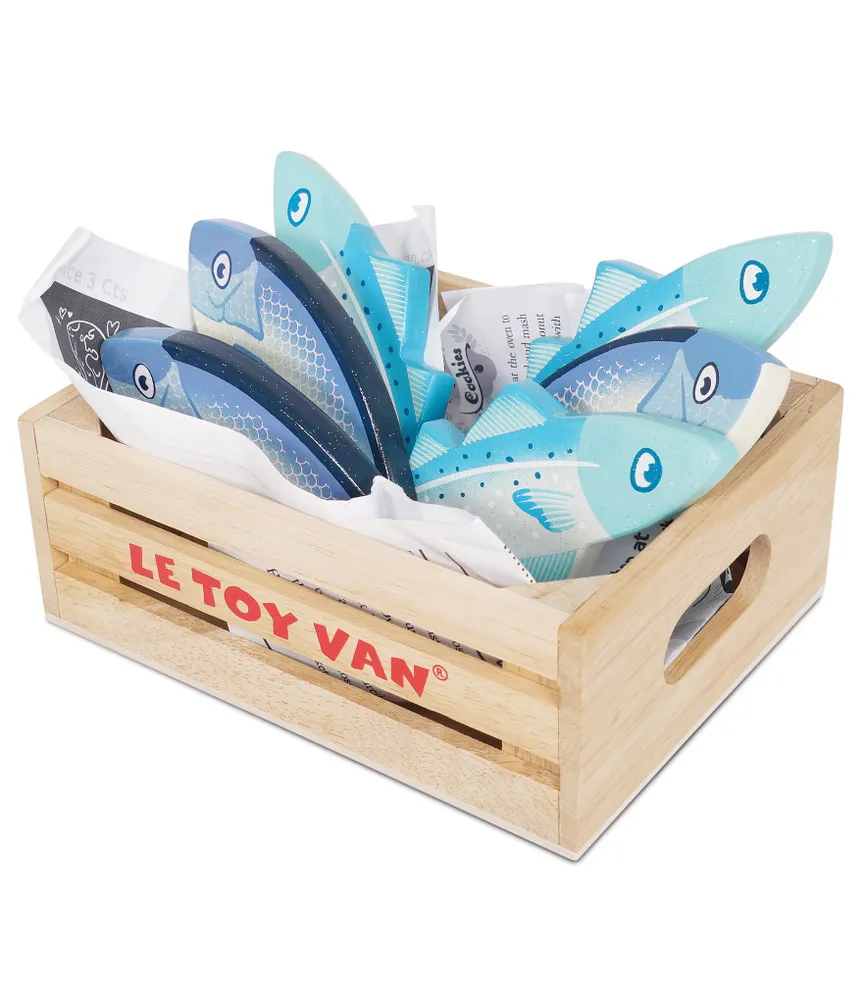 Le Toy Van Honeybee Market Fresh Fish Crate