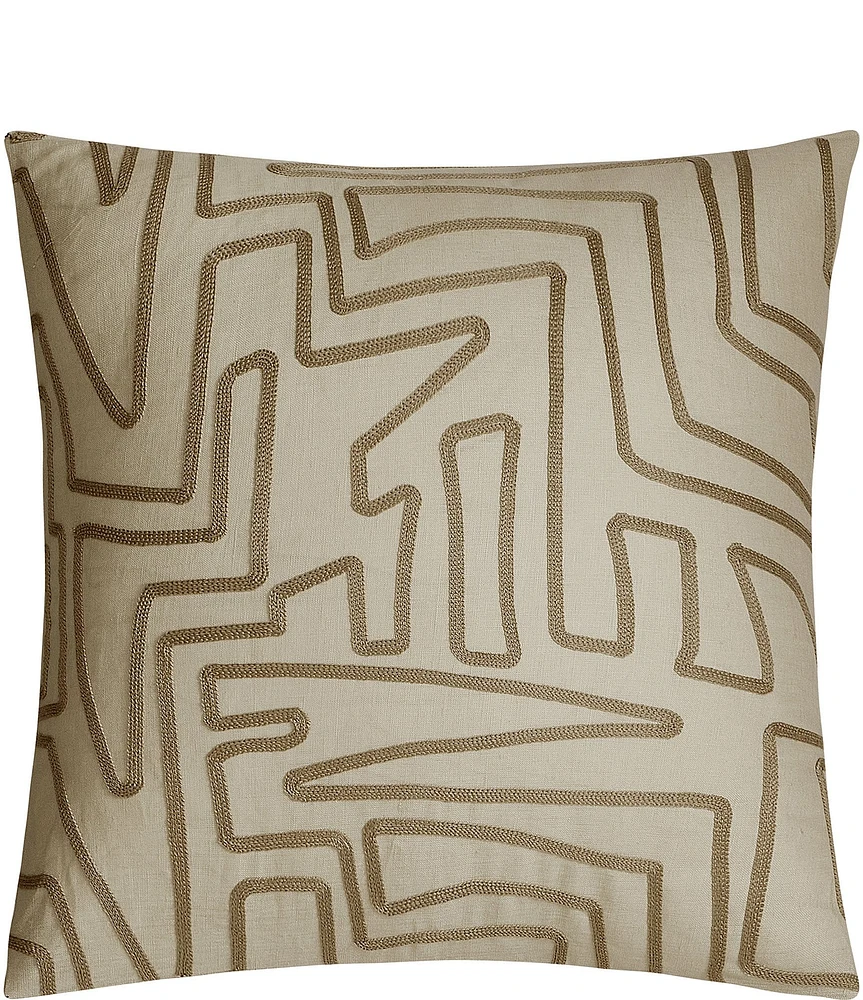 Lemieux Et Cie Siene Abstract Print Decorative Square Pillow