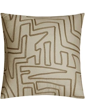 Lemieux Et Cie Siene Abstract Print Decorative Square Pillow