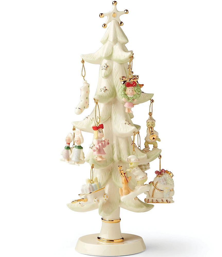 Lenox How The Grinch Stole Christmas 12 Piece Porcelain Ornament And Tree