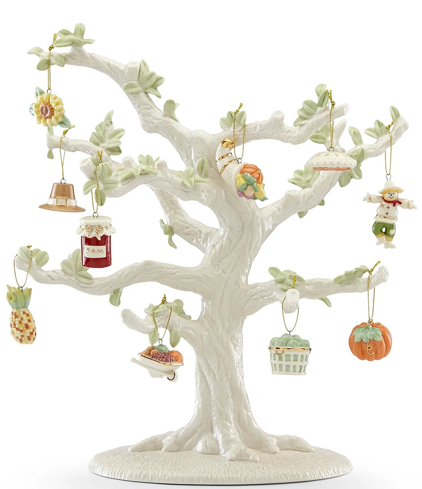 Lenox Autumn Favorites 10-Piece Ornament and Tree Set