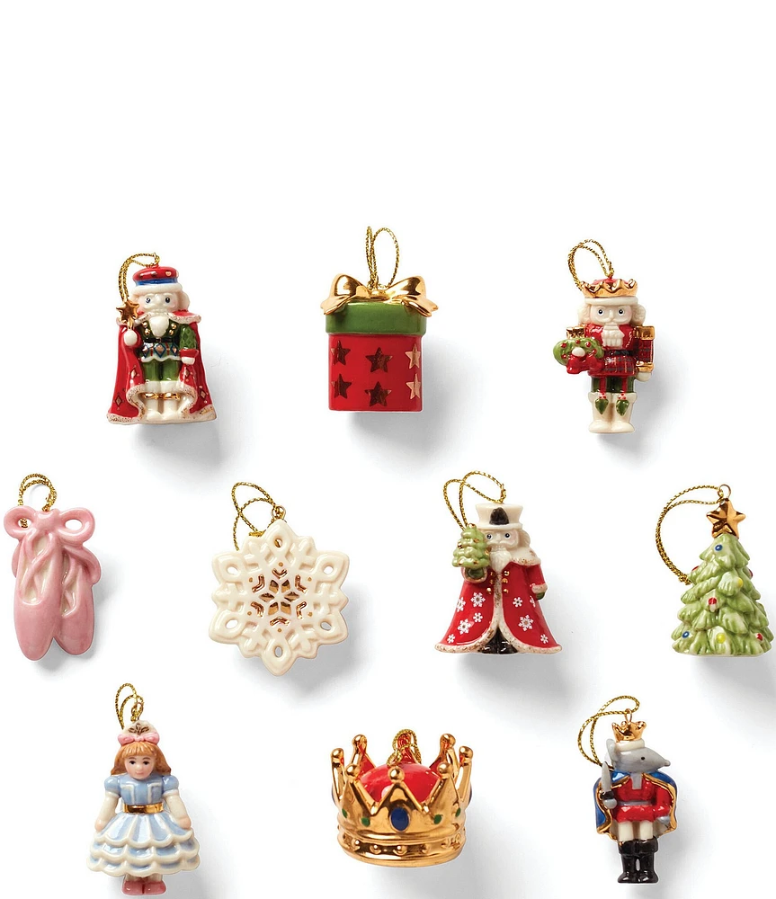 Lenox Christmas Nutcracker Mini Ornament Set of 10