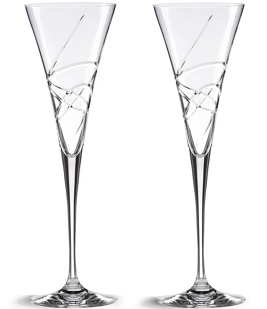 Lenox Adorn Crystal 2-Piece Toasting Flute Set