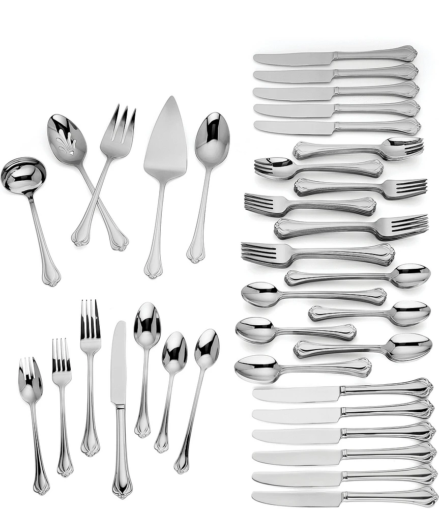 Lenox Alcott 89-Piece Stainless Steel Flatware Set