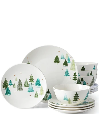 Lenox Balsam Lane 12-Piece Dinnerware Set