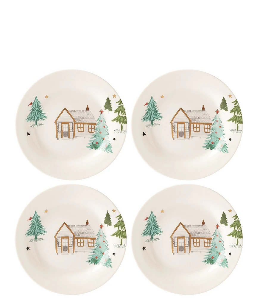 Lenox Balsam Lane 4-Piece Tidbit Plate Set