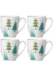 Lenox Balsam Lane Mugs, Set of 4