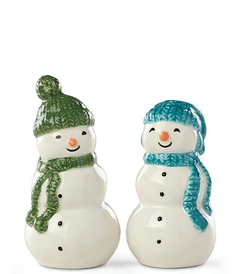 Lenox Balsam Lane Snowman Salt & Pepper Set