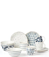 Lenox Blue Bay 12-Piece Dessert Set