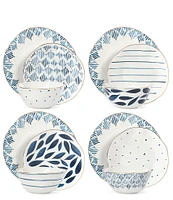 Lenox Blue Bay 12-Piece Dinnerware Set