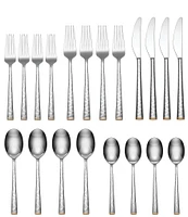 Lenox Blue Bay 20-Piece Stainless Steel Flatware Set