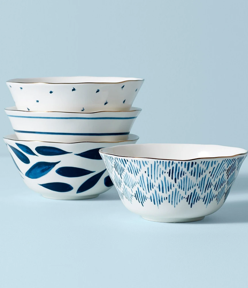 Lenox Blue Bay All-Purpose Bowls, Set of 4