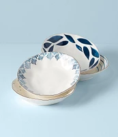 Lenox Blue Bay Assorted 4-Piece Pasta Bowl Set