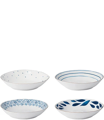 Lenox Blue Bay Assorted Dinner Bowls, Set of 4