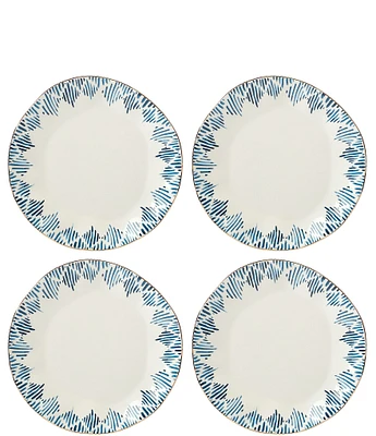 Lenox Blue Bay Ikat Dinner Plates Set of 4