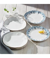 Lenox Blue Bay Ikat Dinner Plates Set of 4