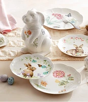 Lenox Butterfly Meadow Bunny 4-Piece Accent Plate Set