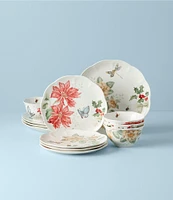 Lenox Butterfly Meadow Holiday 12-Piece Dinnerware Set