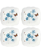 Lenox Butterfly Meadow Square Dinner Plates 4-Piece Set