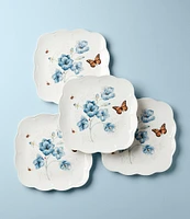 Lenox Butterfly Meadow Square Dinner Plates 4-Piece Set