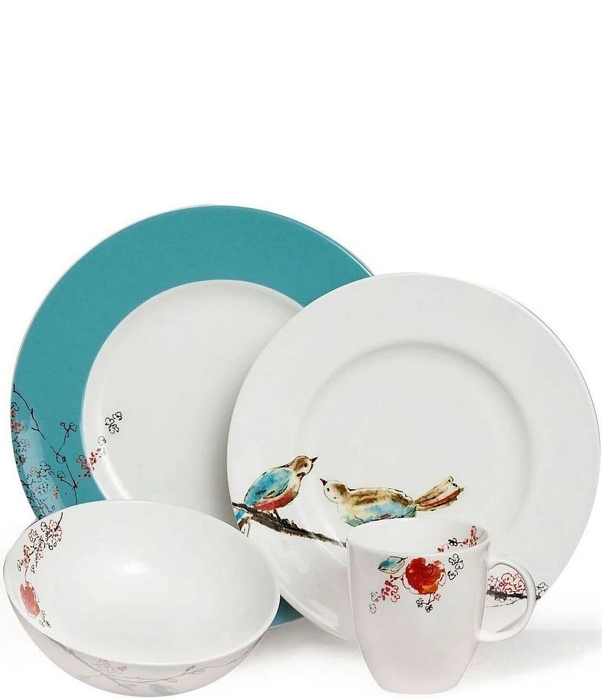 Lenox Chirp Floral & Bird 4-Piece Place Setting