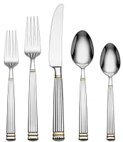 Southern Living Claire 45-Piece Stainless Steel Flatware Set