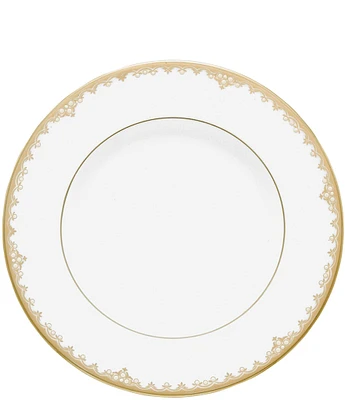 Lenox Federal Gold Scalloped Bone China Accent Salad Plate