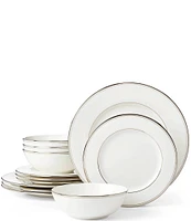 Lenox Federal Platinum 12 Piece Dinnerware Set