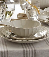 Lenox French Perle Collection Scalloped 12-Piece Dinnerware Set