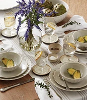 Lenox French Perle Collection Scalloped 12-Piece Dinnerware Set