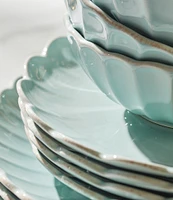 Lenox French Perle Collection Scalloped 12-Piece Dinnerware Set