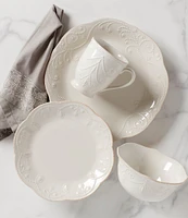 Lenox French Perle Scalloped Stoneware 4-Piece Place Setting