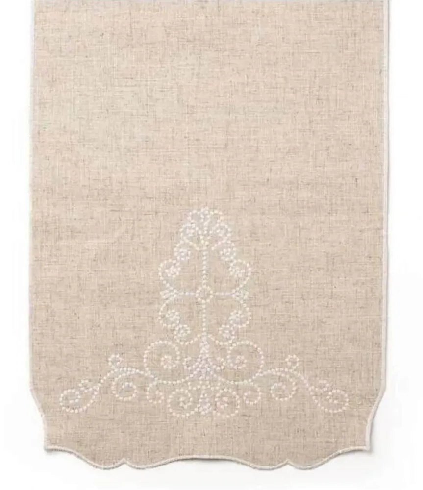 Lenox French Perle Scroll Table Runner