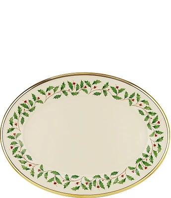 Lenox Holiday 13#double; Oval Platter