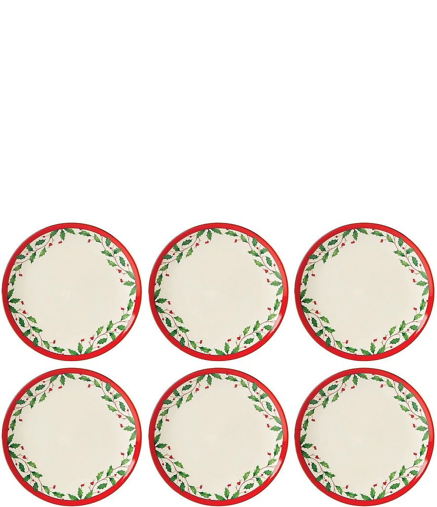 Lenox Holiday 6-Piece Accent Plate Set