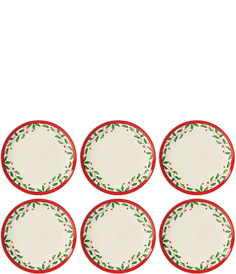 Lenox Holiday 6-Piece Accent Plate Set