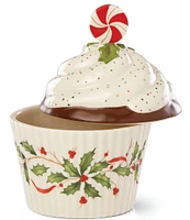 Lenox Holiday Cupcake Covered Candy Dish