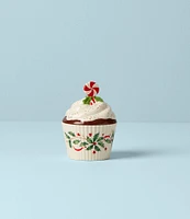 Lenox Holiday Cupcake Covered Candy Dish