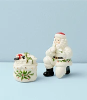 Lenox Holiday Figural Salt & Pepper Set