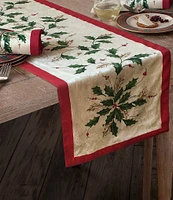 Lenox Holiday Jacquard Table Runner, 90#double;