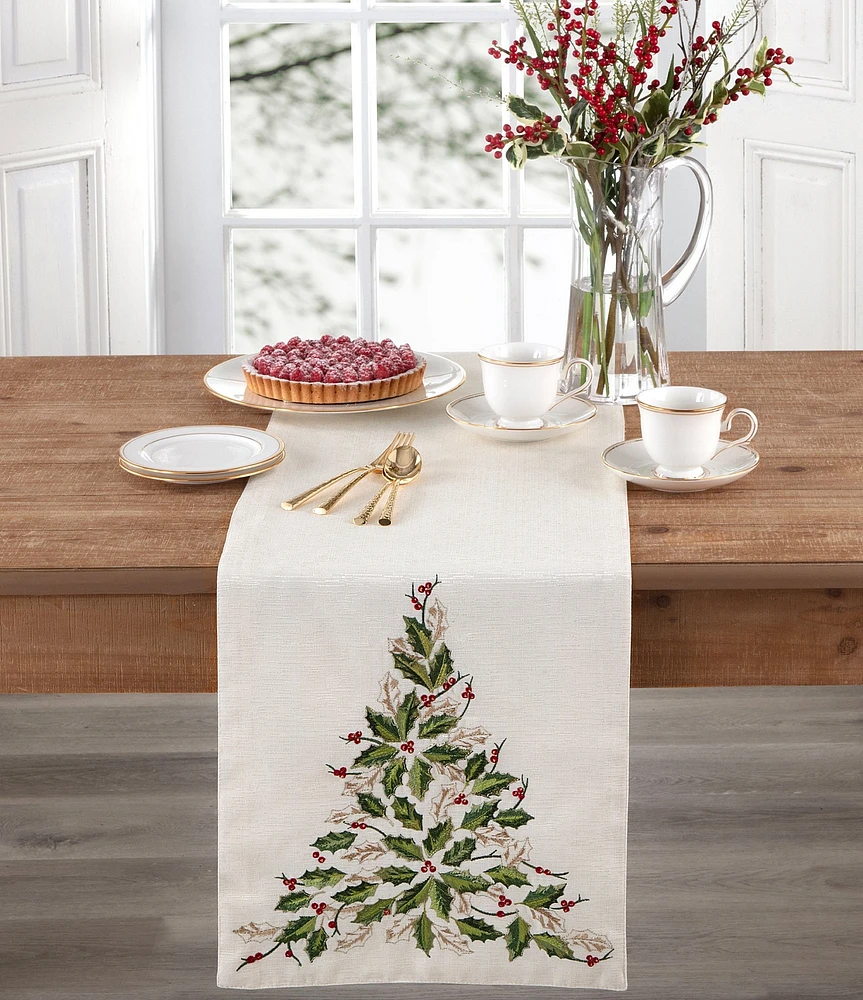 Lenox Holiday Tree Runner, 72#double;