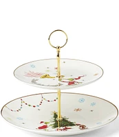 Lenox Merry Grinchmas 2-Tier Server