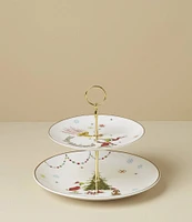 Lenox Merry Grinchmas 2-Tier Server